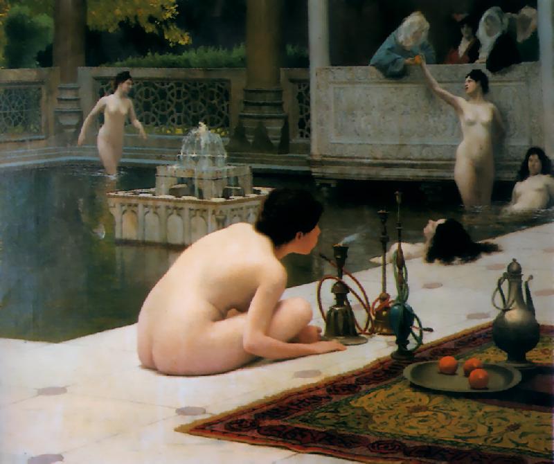 Jean Leon Gerome Moorish Bath 8 Sweden oil painting art